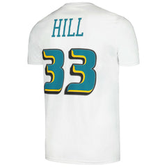 Grant Hill Detroit Pistons Hardwood Classics Stitch Name & Number T-Shirt sale - White | Mitchell & Ness shop