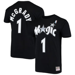 Tracy McGrady Orlando Magic Hardwood Classics Stitch Name & Number T-Shirt - Black | Mitchell & Ness outlet