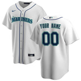 Seattle Mariners Home Replica Custom Jersey - White | Nike