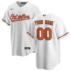 Baltimore Orioles Home Replica Custom Jersey - White | Nike