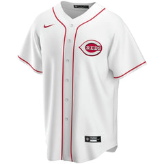 Cincinnati Reds Home Replica Custom Jersey - White | Nike