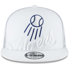 Los Angeles Dodgers Elements Trucker 9FIFTY Snapback Hat - White | New Era