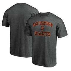 San Francisco Giants Heart & Soul T-Shirt - Heather Charcoal