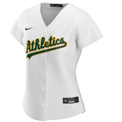 Athletics Women's Home Replica Custom Jersey - White | Nike