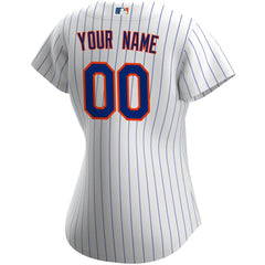 New York Mets Women's Home Replica Custom Jersey - White | Nike