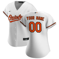 Baltimore Orioles Women's Home Replica Custom Jersey - White | Nike