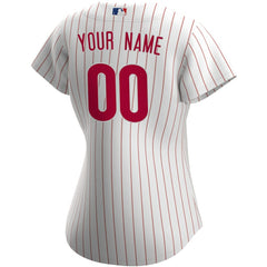 Philadelphia Phillies Women's Home Replica Custom Jersey - White | Nike