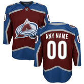 Colorado Avalanche Youth Home Premier Custom Jersey