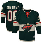 Minnesota Wild Youth Home Premier Custom Jersey