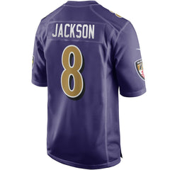 NFL Baltimore Ravens Lamar Jackson Alternate Game Jersey