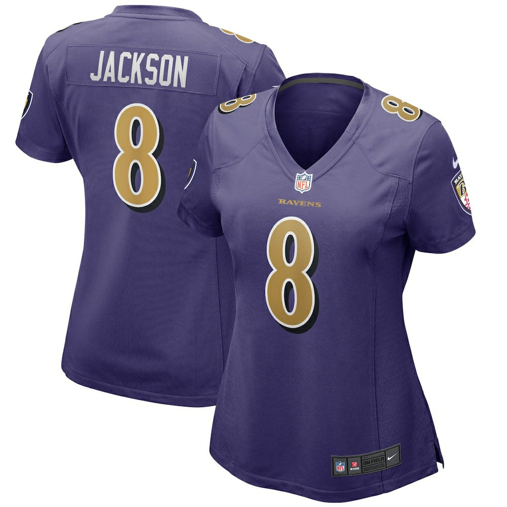 NFL Baltimore Ravens Lamar Jackson Women's Alternate Game Player Jersey