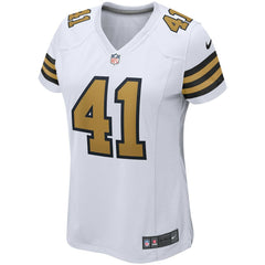 NFL New Orleans Saints Alvin Kamara Women's Alternate Game Player Jersey