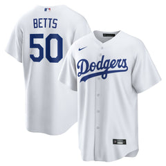 Mookie Betts Los Angeles Dodgers Home Replica Player Name Jersey - White | Nike