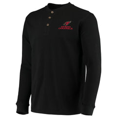 NFL Arizona Cardinals Dunbrooke Logo Maverick Thermal Henley Long Sleeve T-Shirt