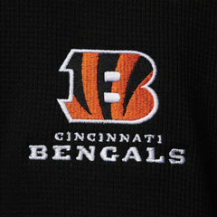 NFL Cincinnati Bengals Dunbrooke Logo Maverick Thermal Henley Long Sleeve T-Shirt