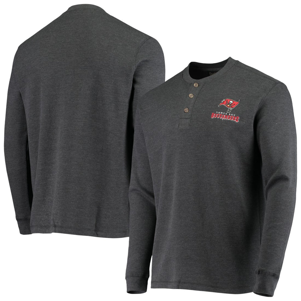NFL Tampa Bay Buccaneers Dunbrooke Logo Maverick Thermal Henley Long Sleeve T-Shirt