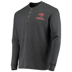 NFL Tampa Bay Buccaneers Dunbrooke Logo Maverick Thermal Henley Long Sleeve T-Shirt
