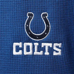 NFL Indianapolis Colts Dunbrooke Logo Maverick Thermal Henley Long Sleeve T-Shirt