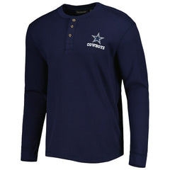 NFL Dallas Cowboys Maverick Thermal Henley Long Sleeve T-Shirt