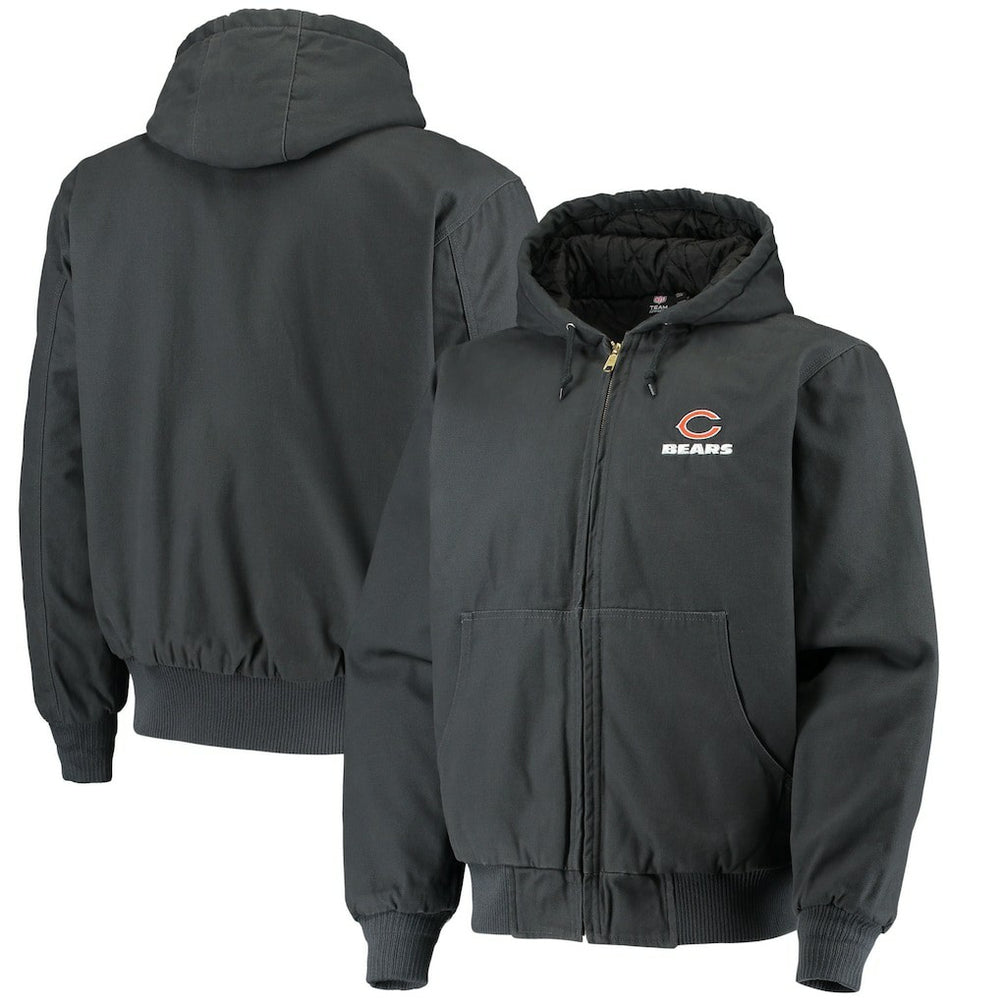 NFL Chicago Bears Dunbrooke Dakota Cotton Canvas Hooded Jacket