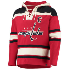 Alexander Ovechkin Washington Capitals '47 Player Name & Number Lacer Pullover Hoodie