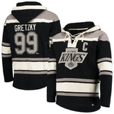 Wayne Gretzky Los Angeles Kings '47 Retired Player Name & Number Lacer Pullover Hoodie