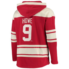 Gordie Howe Detroit Red Wings '47 Retired Player Name & Number Lacer Pullover Hoodie
