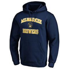 Milwaukee Brewers Heart & Soul Pullover Hoodie - Navy