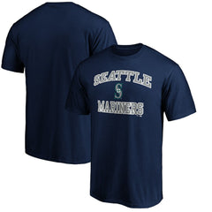 Seattle Mariners MTO Label Heart & Soul T-Shirt - Navy