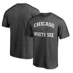 Chicago White Sox MTO Label Heart & Soul T-Shirt - Heather Charcoal
