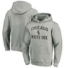 Chicago White Sox MTO Label Heart & Soul Pullover Hoodie - Heather Gray