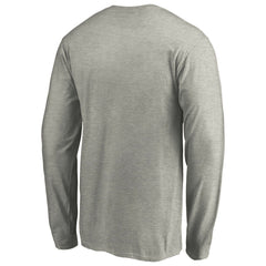 Milwaukee Brewers Official Team Logo Long Sleeve T-Shirt - Heather Gray