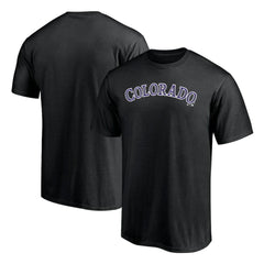 Colorado Rockies Official Wordmark T-Shirt - Black