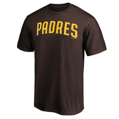 San Diego Padres Official Wordmark T-Shirt - Brown