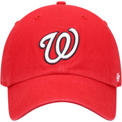 Washington Nationals Clean Up Adjustable Hat - Red | 47 brand