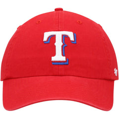 Texas Rangers Clean Up Adjustable Hat - Red | 47 brand