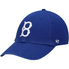 Brooklyn Dodgers 1949 Logo Cooperstown Collection Clean Up Adjustable Hat - Royal | 47 brand
