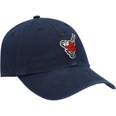 San Diego Padres Logo Cooperstown Collection Clean Up Adjustable Hat - Navy | 47 brand