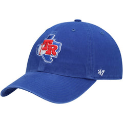 Texas Rangers Team Logo Cooperstown Collection Clean Up Adjustable Hat - Royal | 47 brand