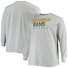NFL Los Angeles Rams Big & Tall Practice Long Sleeve T-Shirt