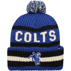 NFL Indianapolis Colts '47 Bering Cuffed Knit Hat with Pom