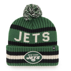 NFL New York Jets '47 Bering Cuffed Knit Hat with Pom