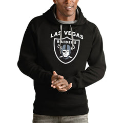 NFL Las Vegas Raiders Antigua Team Victory Pullover Hoodie