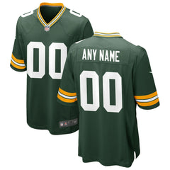 NFL Green Bay Packers Custom Game Jersey