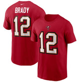 NFL Tampa Bay Buccaneers Tom Brady Name & Number T-Shirt