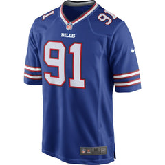 NFL Buffalo Bills Ed Oliver Team Game Player Jersey