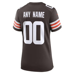 NFL Cleveland Browns Women's Custom Game Jersey