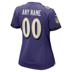 NFL Baltimore Ravens Women's Custom Game Jersey