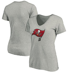 NFL Tampa Bay Buccaneers Women's Primary Logo V-Neck T-Shirt