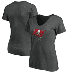 NFL Tampa Bay Buccaneers Women's Primary Logo V-Neck T-Shirt